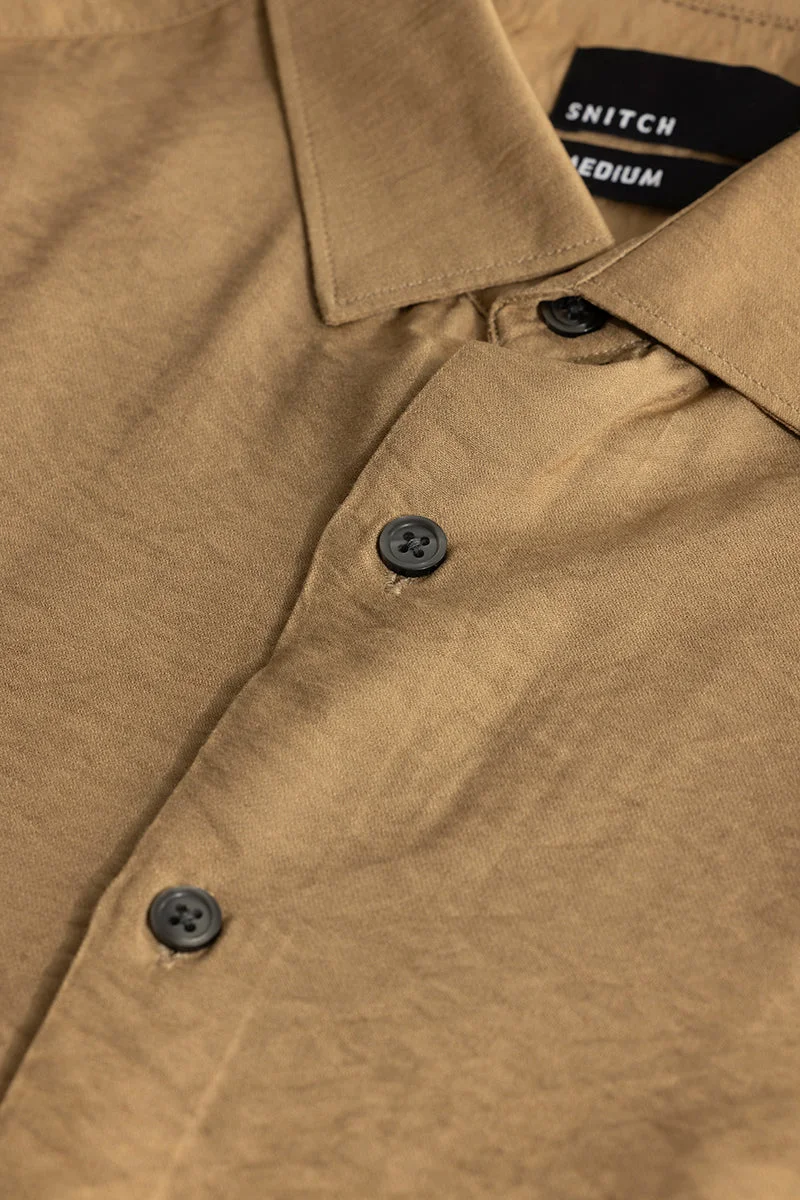 SNITCH Squash Serene Light Brown Shirt